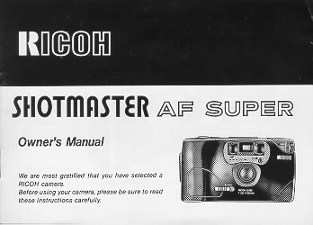 Ricoh Shotmaster AF Super camera
