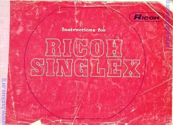 Ricoh Singlex Camera