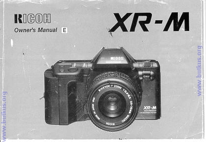 Ricoh XR-M camera