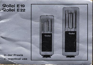 Rollei E19 - E22 flash