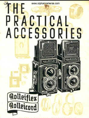 Rolleiflex / Rolleicord camera accessories