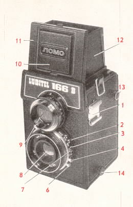 Lubitel 166B camera