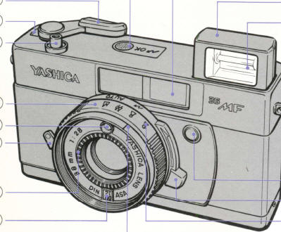 Yashica 35MF camera