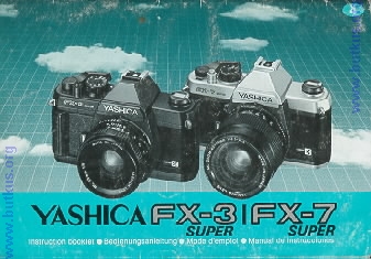 Yashica FX-3 FX-7 camera