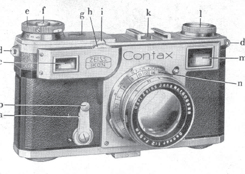 Zeiss Ikon contax II camera