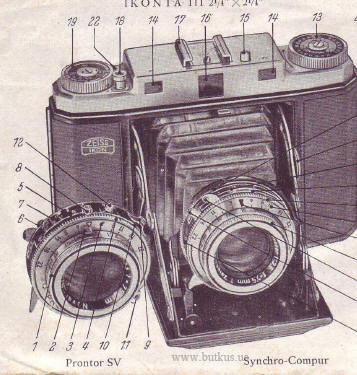 Zeiss Ikon Ikonta III camera