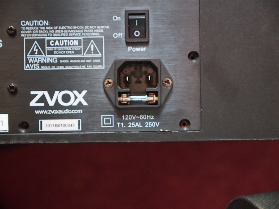 ZVOX 575 HSD won't turn on