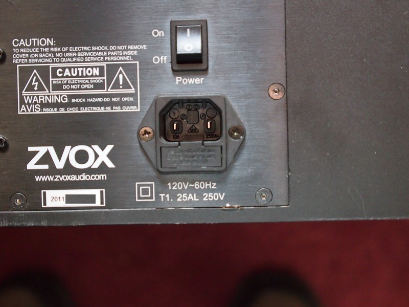 ZVOX 575 HSD won't turn on