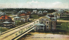 Historic  North Wild Wood NJ post card