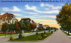 Historic  Wild Wood NJ post card