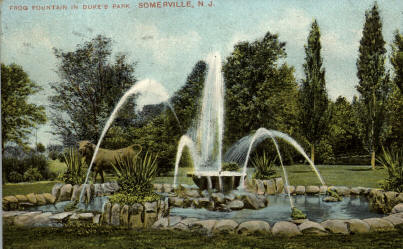 Historic post card Duke Gardens, NJ