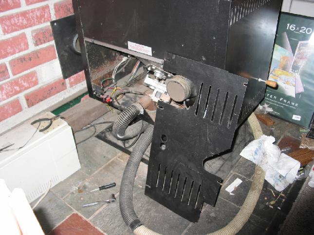 Whitfield Pellet stove repair - low limit switch