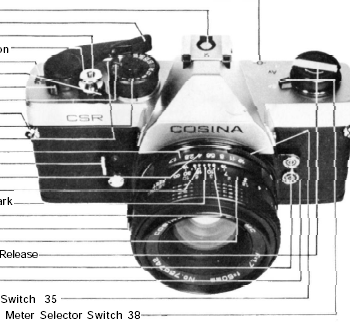 Cosina CS-2 camera instruction manual, user manual, PDF instruction manual