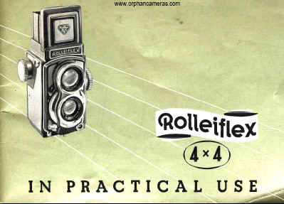 Manuale Istruzioni Originale Rolleiflex / Rolleicord - Brochure 3a Edizione In Francese