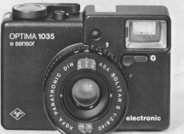 Agfa Optima 1035 Electronic Sensor handleiding