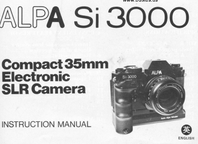 Alpa Si3000 camera