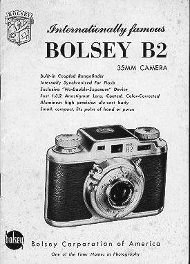 Bolsey B2, Bolsey Flashgun instruction manual