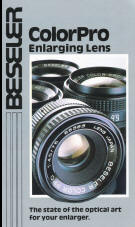 Beseler Enlarging lenes booklet