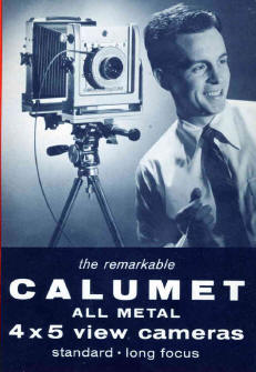 Calumet 4x5 all metal view camera