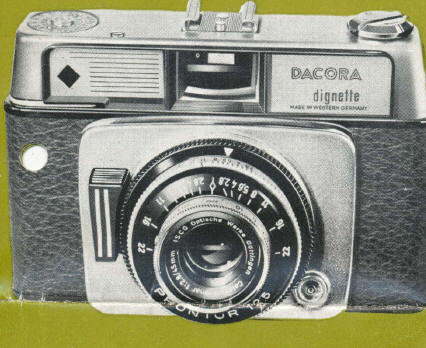 DACOR Dignette Prontor camera