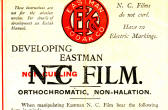 Eastman Kodak NC film developement