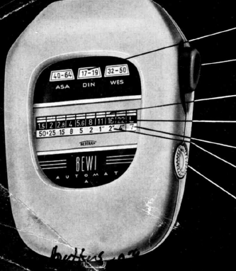 Bertram Bewi Automat A Exposure Meter
