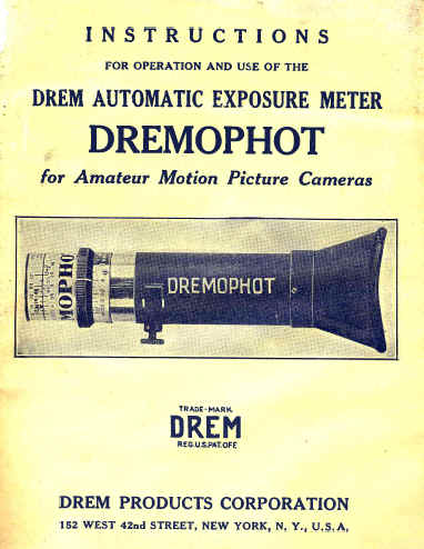DREMOPHOT - JUSTOPHOT - CINOPHOT exposure meters