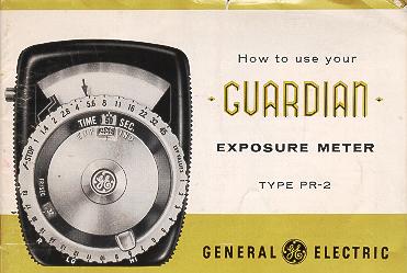 GE Guardian Exposure Meter PR-2 Exposure Meters