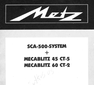 Metz SCA-500 system flash