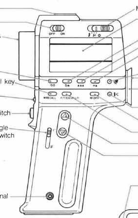 Sekonic Dual Spot F, L-778 instruction manual, user manual, PDF