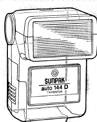 Sunpak Auto 144D electronic flash