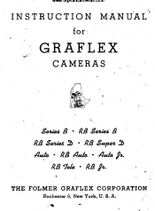 Graflex cameras booklet