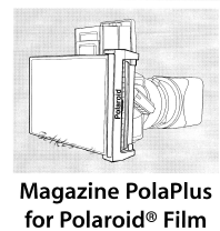 Hasselblad Magazine polapus for Polaroid fillm