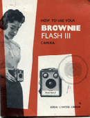 Six-20 Brownie Flash III camera instructions