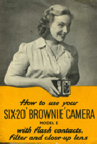 Six-20 Brownie model E Camera  instructions