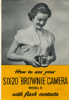 Six-20 Brownie model D Camera instructions