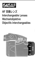 Mamiya_645AF Interchangeable Lenses