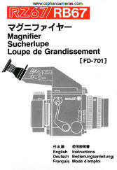 Mamiya RZ / RB67 magnifier