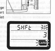Minolta Automatic Program Shift Card, Bedienungsanleitung