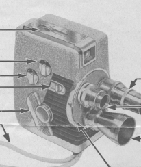 Revere 8 Model 80 and 88 movie camera