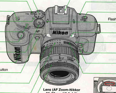 Nikon N5005 AF camera instruction 