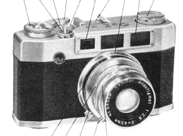 Pax M4 35mm camera