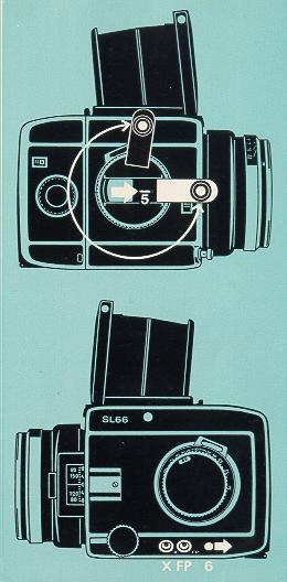 Rolleiflex SL66 camera