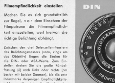 Voigtlander Dynamatic II Bedienungsanleitung