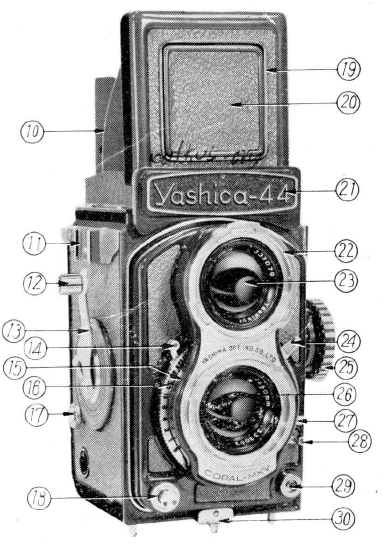 Yashica 44 camera
