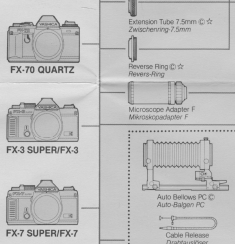 Yashica system / lenses Bedienungsanleitung 