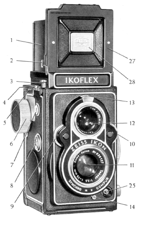 Zeiss Ikon Ikoflex IIa camera
