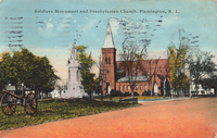 Flemington, NJ - Soldiers Monument, 1931