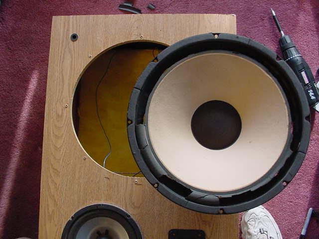 old speakers, speaker refoaming 