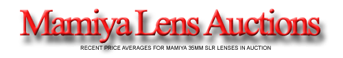 Mamiya camera lens prices
